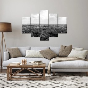 Kép - Házak háztetői Párizsban (150x105 cm)