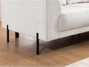 Bézs zsenília sarokkanapé (jobb oldali-L alakú) Mauris – Ropez