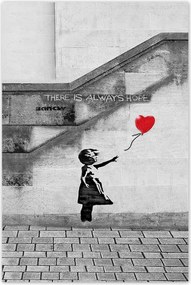 Poszterek 80x120 Banksy Lány Hope