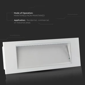 LED Vészvilágítás EMERGENCY EXIT LED/3,8W/230V 6000K