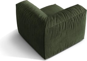 Zöld bársony kanapé modul (variálható sarok) Martina – Micadoni