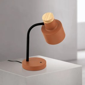 Orion - GILI asztali lámpa 1xE27/40W/230V, téglavörös