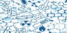 Fotó-kép edzett üveg Kémia háttér 140x70