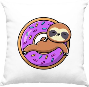 Lajhár párna Vicces 4 Fehér