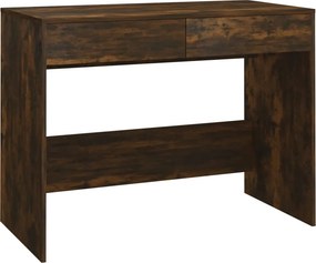 vidaXL füstös tölgyszínű forgácslap íróasztal 101 x 50 x 76,5 cm