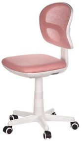 Gyerek Forgószék, Magasságállítás, Rózsaszín Hálós. KA-C801 PINK