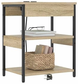 Éjjeli Szekrények 2 pcs sonoma tölgy 41 x 31 x 51 cm Faanyag