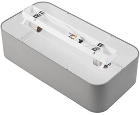 Mennyezeti lámpa SIRJA SQUARE 2xE27/15W/230V szürke
