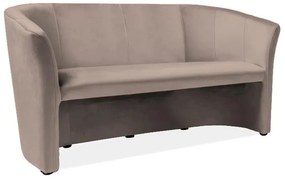 Cuba Velvet kanapé, háromüléses, bézs