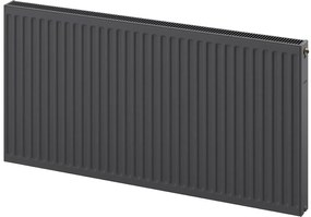 Mexen CC21, panelradiátor 500 x 500 mm, alsó középső csatlakozás, 554 W, antracit, W6C21-050-050-66
