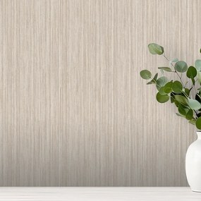 Arthouse Signature 2 Japandi Grasscloth taupe csíkos texturált vinyl tapéta – 100190AH