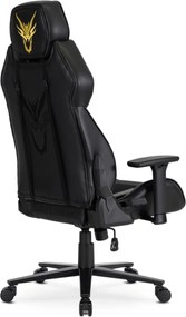 Gaming forgószék fekete/sárga színben. NEXON