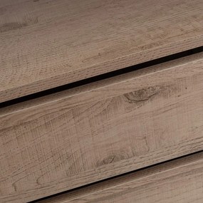 Natúr színű nyitott moduláris szekrény tölgyfa dekorral 60x180x45 cm Modular – Casa Selección