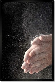 Poszterek keretben 40x60 Szakács kéz liszt kötény