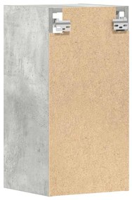 betonszürke szerelt fa függő szekrény 30x29,5x60 cm