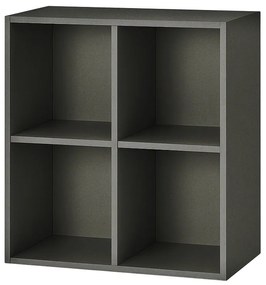 Boxie nyitott fali szekrény 80x80x37 cm antracit