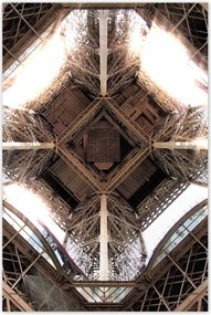 Poszterek 80x120 Eiffel-torony alulról