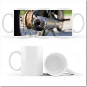 Simson nyomott mintás bögre Kipufogócső