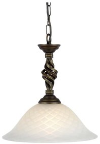 Elstead PB-P-BLK-GOLD - Csillár láncon PEMBROKE 1xE27/60W/230V