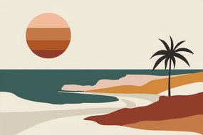 Poszter 60x40cm Sziget a Nyugaton