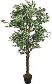 vidaXL zöld mű fikusz fa 1008 levéllel 180 cm