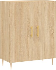 vidaXL sonoma tölgy színű szerelt fa tálalószekrény 69,5 x 34 x 90 cm