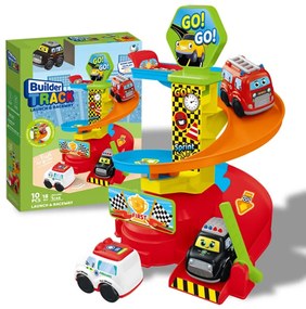 Autós Kilövő Pálya Játékkészlet – 26 x 26 x 30 cm, 1 db Autóval