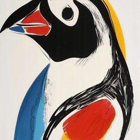 Poszter 50x50cm Madár portré