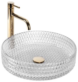 Pultos mosdókagyló Rea Cristal Transparent 39
