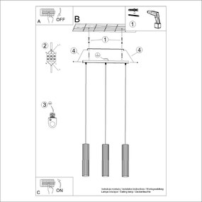 Aranyszínű függőlámpa Gleam – Nice Lamps