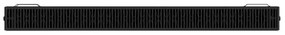 Mexen C22, panelradiátor 600 x 1000 mm, oldalcsatlakozás, 1653 W, fekete, W422-060-100-70