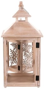 2 db Vločka fa lámpa szett, természetes