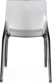 Szürke műanyag kerti szék Adele – Bizzotto