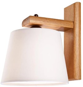 Fali lámpa 1xE27/60W/230V tölgy mintával