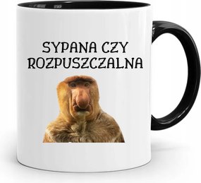 Fekete Bögre Janusz Szórva Vagy Ajándék fényképes nyomattal