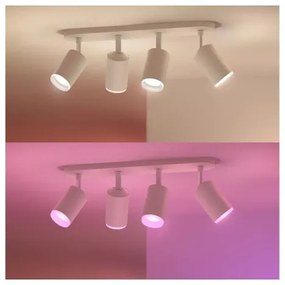 Philips - LED RGBW Dimmelhető spotlámpa Hue FUGATO 4xGU10/4,2W/230V fehér
