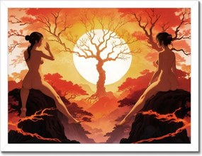 Poszterek keretben 40x30 Az élet fájának szimbóluma