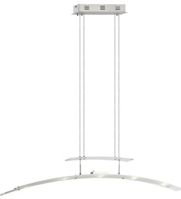 ITALUX P0642A-CLEAR LOUNA Modern Led Függesztett Lámpa Fehér, Nikkel, Átlátszó LED IP20