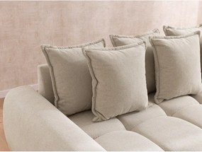 Bézs sarokkanapé (bal oldali-heverő résszel) Albane – Ropez