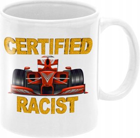 Certified Racist Bögre Vicces Születésnapi Ajándék 330ml Csomagolás