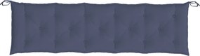 vidaXL tengerészkék oxford szövet kerti padpárna 180 x 50 x 7 cm