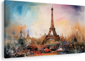 Kép - Az Eiffel-torony festménye (90x60 cm)