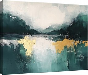 Vászon Falikép Absztrakt Arany Hálószoba Nappali Konyha 40x30