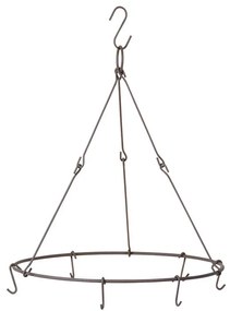 Fűszernövény és virágszárító akasztó, 35 cm átmérőjű