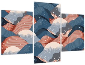 Kép - Japán hullámok (90x60 cm)