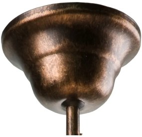 Brilagi - LED Csillár rúdon ANTICO 1xE27/60W/230V bronz patina