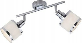 Mennyezeti lámpa Leuchten Direkt Just Light 2xE14 forgatható króm 47cm