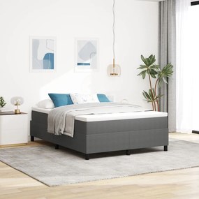 Boxspring Ágy Világosszürke 160x200 cm Corduroy Szövet
