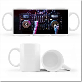 Dj fényképes bögre, zenélő party