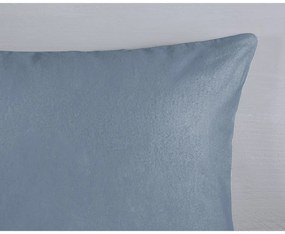 Kék-szürke egyszemélyes flanel ágyneműhuzat 140x200 cm Gabin – Good Morning